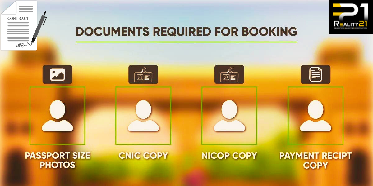Documents need for Faisal Hills booking