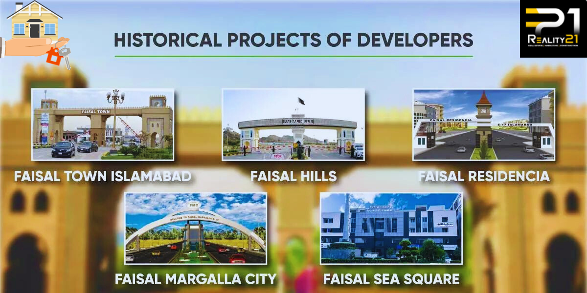 Previous Projects of Developers Faisal hills